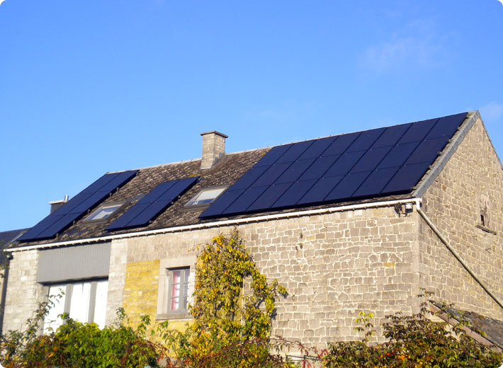 panneaux solaires photovoltaiques dans la province du luxembourg